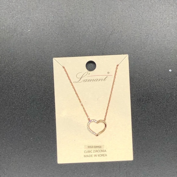 RoseGold heart pendant - Picture 1 of 7